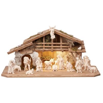RA Set 17 teilig - Alpenstall mit Beleuchtung